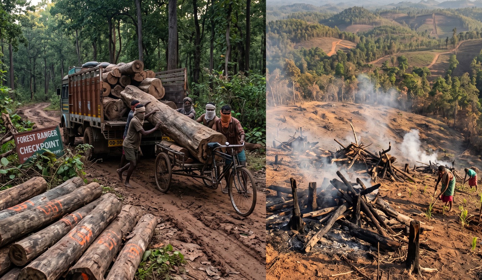 Illegal Logging and Podu Cultivation Accelerate Forest Destruction in Malkangiri